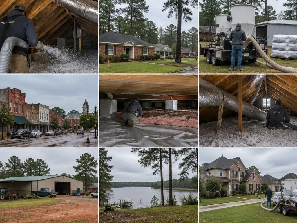 Blown-In Cellulose & Fiberglass in Texarkana, TX